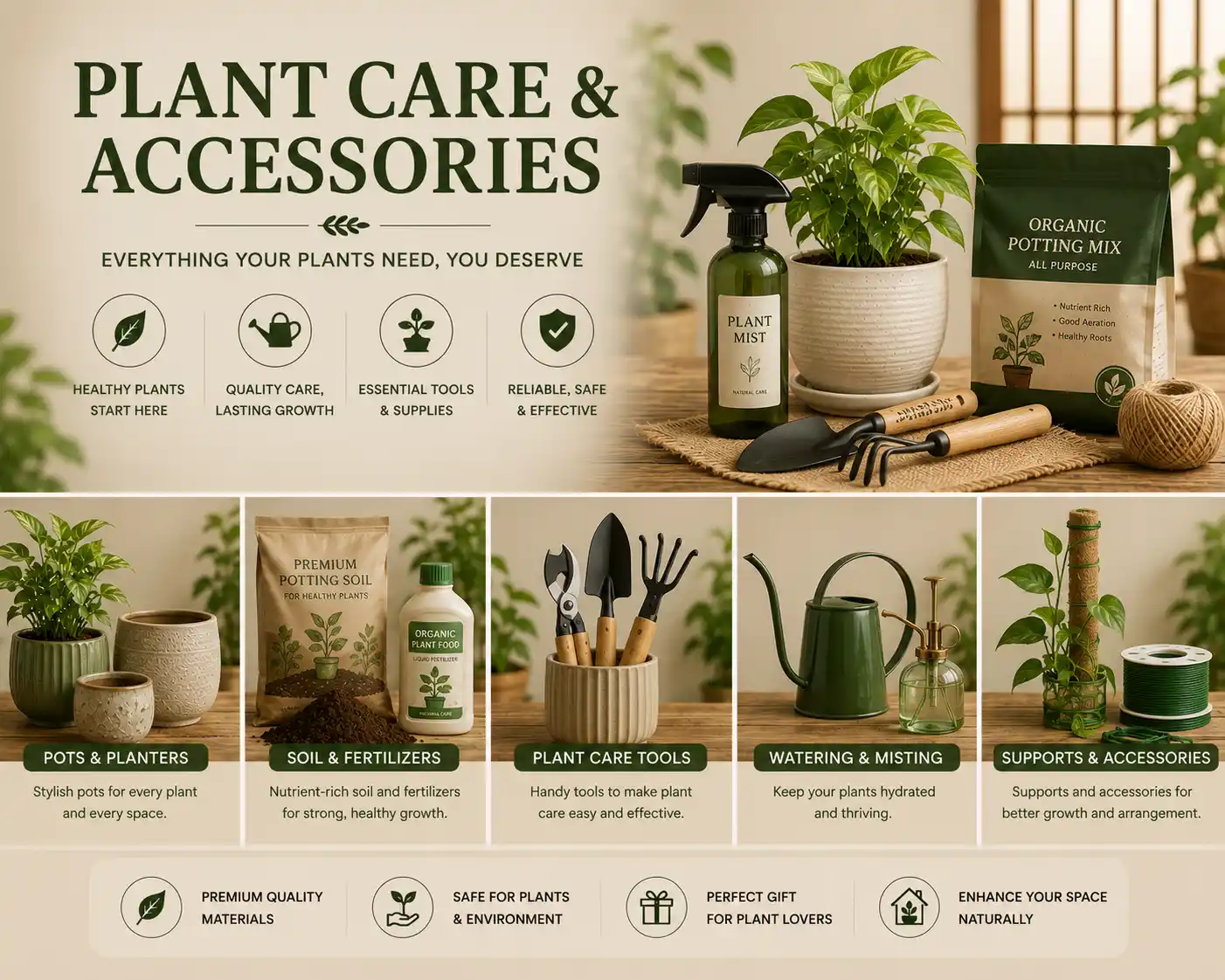 Plant Care & Accessories