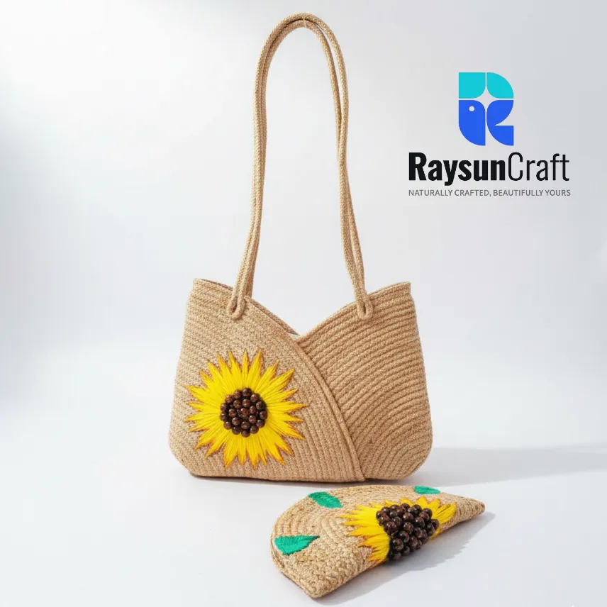 Sunflower Ladies Bag & Hand Purse Combo - Code: LB-038